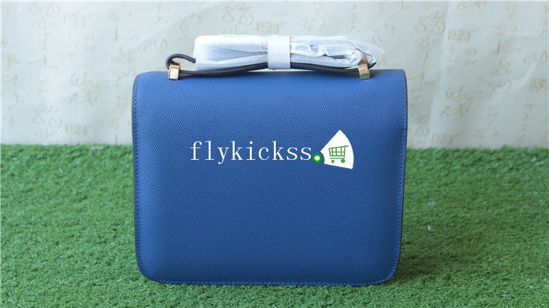 Hermes Blue Shoulder Bag 24inches